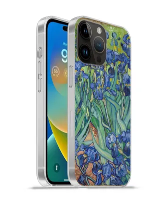 Produktbild von MuchoWow® Handyhülle Schutzhülle Hülle für Apple iPhone 14 Pro - Softcase Schwertlilien - Vincent van Gogh Silikon Softcase Handy Hülle - Umschlag