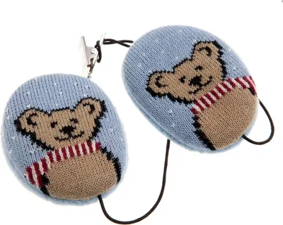 Produktbild von (( earbags | KIDS Ohrenwärmer , Kinderbär hellblau, S
