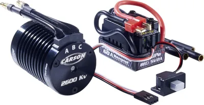 Produktbild von Carson 500906311 - 1:10 BL Set Dragster Turbo 2.0 2600KV - Neu
