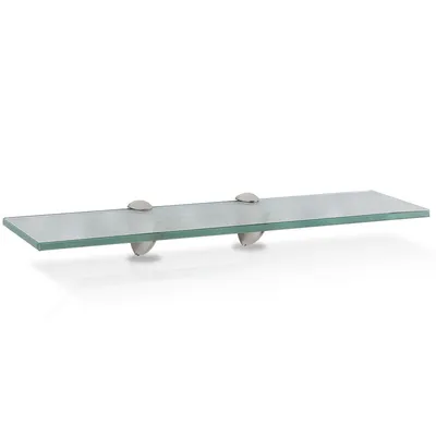 Produktbild von Glasregal Glasboden Wandregal Badregal Ablage Regal Milchglas 50x10 cm 8 mm