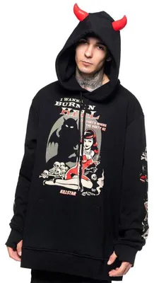 Immagine prodotto di Felpa con cappuccio Killstar - Modello "She Devil" (taglia L)