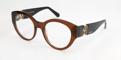 Produktbild von Swarovski SK5227 Shiny dark brown 50/19/140 Damen Brillen