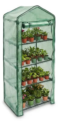 Obrázek produktu pro Relaxdays 4052025044855, Skleník, Zelená, Plast, Ocel, 1 dveře/dveří, Zip