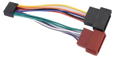 ISO Kabelbaum-Adapter 16-Pin Stecker auf ISO Buchse für Autoradio