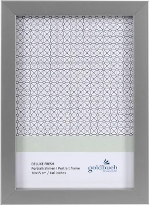 Produktbild von Goldbuch Fotorahmen Deluxe 10x15 cm silber