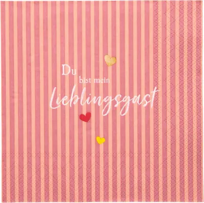 Produktbild von Servietten (20 St.) - Du bist mein Lieblingsgast