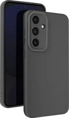 Zdjęcie produktu dla Avizar, silikonowe etui SoftGlow do Samsung Galaxy S24 FE, chroniące aparat, czarne