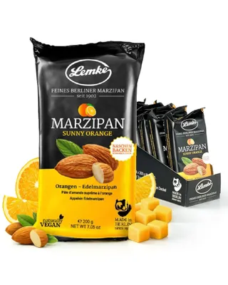 Immagine prodotto di Lemke-Feines Berliner Marzipan; Arancia Sole 14 x 200g