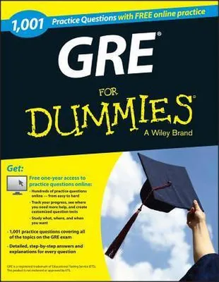 Immagine prodotto di GRE 1,001 Practice Questions for Dummies