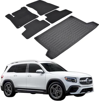 Produktbild von Kofferraumwanne Fußmatten Set Für Mercedes GLB Class X247 Ab 2019, Genaue Passform