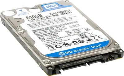 Produktbild von Western Digital WD6400BPVT 640GB interne Festplatte 6,4 cm 2,5', 5200rpm, SATA II, 8MB