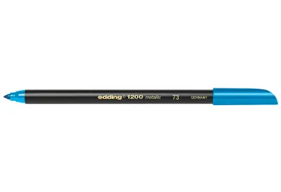 Produktbild von Edding 4-1200073, Fein, 1 Farben, Blau, Rundspitze, 1 mm, 1 mm