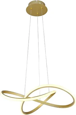 Zdjęcie produktu dla Lampa nowoczesna LED wisząca sufitowa pierścienie AT61-ESL-Gold