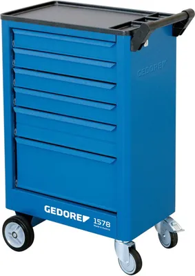 Produktbild von GEDORE 1578 Werkzeugwagen mit 6 Schubladen, 9018140