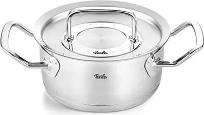Produktbild von Fissler Original-Profi Collection / Braten-Topf (Ø 16 cm, 1,4 Liter) Edelstahl-Kochtopf, Bräter mit Metall-Deckel - Induktion