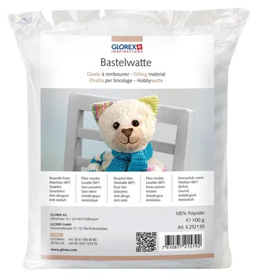 Produktbild von Hobby Time Bastelwatte weiß 100 g