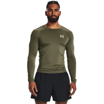 Produktbild von Under Armour Hg Armour Comp Langarm-t-shirt Grün M / Regular Herren Grün M