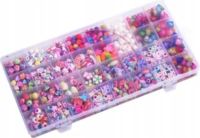 Obrázek produktu pro Kreativní sada šperků korálky 900 kusů písmena přívěsky doplňky děti diy
