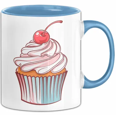 Produktbild von Bäcker Tasse Geschenkidee für Konditor und Dessertmacher (Blau)