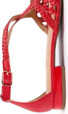 Produktbild von Gioseppo LESKOVIC Damen Rot Slides Sommer Alltag Freizeit Leder (71180-P-Red)