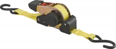 Image de Sangle de serrage, 3.5m, à cliquet automatique, jaune - THIRARD
