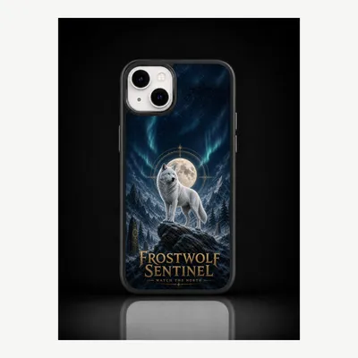 Imagen del producto de Funda para iPhone 14 Plus, carcasa protectora con diseño de Frostwolf – LUNØIR ©