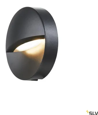 Zdjęcie produktu dla Downunder Out Okrągła natynkowa lampa ścienna LED IP65 aluminium antracyt 3000/4000K