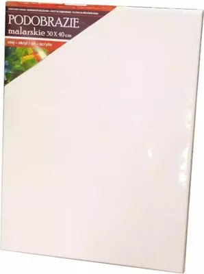 Produktbild von Podobrazie malarskie bawełniane do farb olejnych i akrylowych 30 x 40 cm