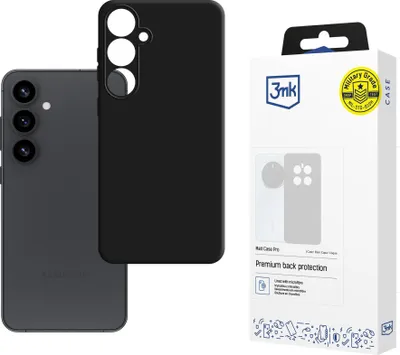 Zdjęcie produktu dla 3mk Matt Case Pro do Samsung Galaxy S25+ - czarny matowy
