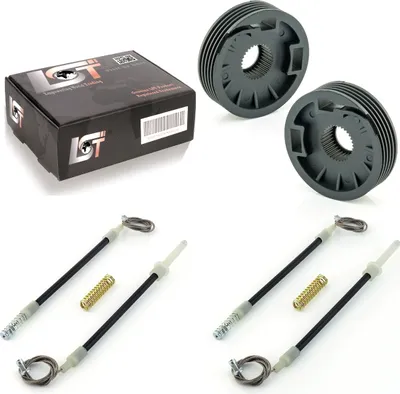 Produktbild von 2X Fensterheber Reparatursatz Seilzug Rolle Set Hinten L+R Für Alfa Romeo 159