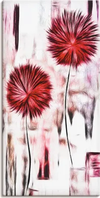 Produktbild von ARTland Leinwandbild Blumen I Größe: 20x40 cm