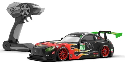 Produktbild von Ferngesteuertes Driftauto, 1/16 ferngesteuertes Auto, 2,4 GHz, Allradantrieb, ferngesteuertes Rennauto, Kindergeschenk fuer Kinder, Jungen, Maedchen, Reifen austauschbar mit LED-Licht