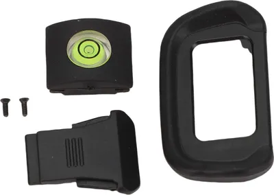Produktbild von Kamera-Augenmuschel-Wasserwaage und Blitzschuh-Abdeckungsset passend für R10 3-in-1-Sucher-Luftpolsterkappe
