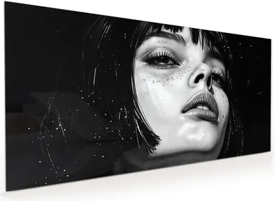 Produktbild von Küchenrückwand Spritzschutz Glas mit Motiv Mystischer Blick 40 x 40 cm
