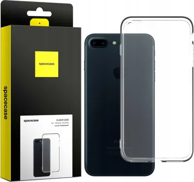 Zdjęcie produktu dla Silikonowe etui SPACECASE Clear Case do iPhone 7/8 Plus Przezroczysty