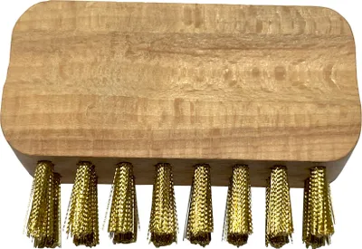 Produktbild von Messingbürste ideal zum Reinigen der Räuchersiebe, 7,5 cm