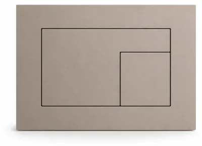 Produktbild von TECE WC-Betätigungsplatte TECEvelvet, für Zweimengentechnik, 220x150x5mm, 9240730
