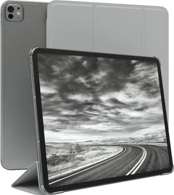Produktbild von EAZY CASE Smartcase für Apple iPad Pro 13 (2024) Tabletcase Bookcover Smart Flipcase magnetisch Grau