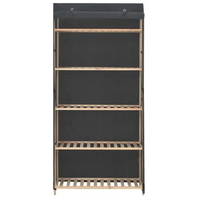 Immagine prodotto di vidaXL Armadio grigio 79 x 40 x 170 cm tessuto