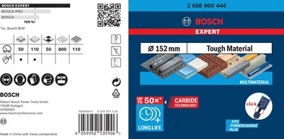 Produktbild von EXPERT Multi Material Lochsäge, 152x60 mm
