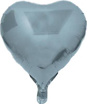 Produktbild von Folienballon Herz, blau, ca. 45 cm