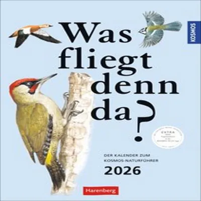 Produktbild von Harenberg Wandkalender 2026 Was fliegt denn da? 25x35,5cm