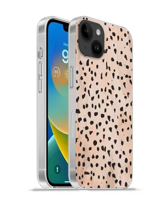 Produktbild von MuchoWow® Handyhülle Schutzhülle Hülle für Apple iPhone 14 Plus - Soft case Polka dots - Schwarz - Marmor Silikon Softcase Handy Hülle - Abbildung