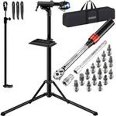 Produktbild von MONZANA® Fahrradmontageständer E-Bike + Drehmomentschlüssel Fahrrad Set