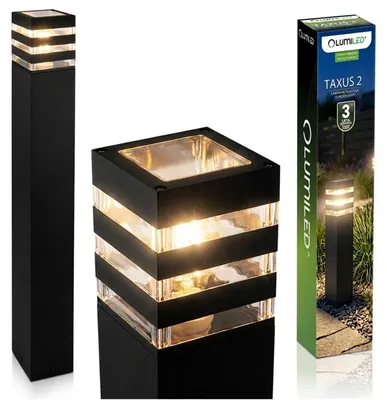 Zdjęcie produktu dla Lampa Ogrodowa Słupek Zewnętrzny Stojący E27 LED TAXUS 2 60cm LUMILED
