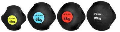 Obrázok produktu pre Spokey - Medicinbal „Gripi“ PP9560 (10 kg) (čierny)