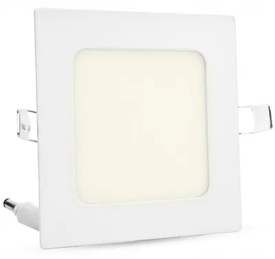 Image de Decorya Plafon LED Carré 3W Blanc Chaud 3000K Encastré
