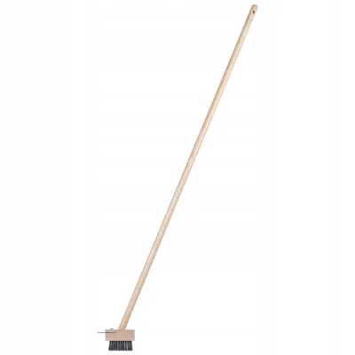 Produktbild von KADAX Besen für Pflastersteine "Sater", mit langem Stiel aus Holz, Pflastersteinebesen mit Kratzkante, 13 cm