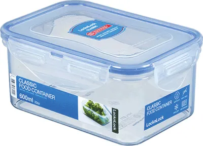 Zdjęcie produktu dla LOCK&LOCK Classic Frischhaltedose 600 ml 15,1x10,8x6,9cm HPL811 - Einzeldose 139272 (EKB)