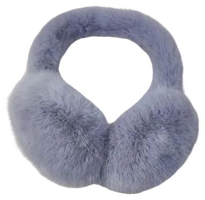 Produktbild von Einfarbige, elastische, rutschfeste, niedliche Uni-Ohrenschützer mit weichem, dickem Plüsch-Stirnband und Ohrenwärmer für den Winter